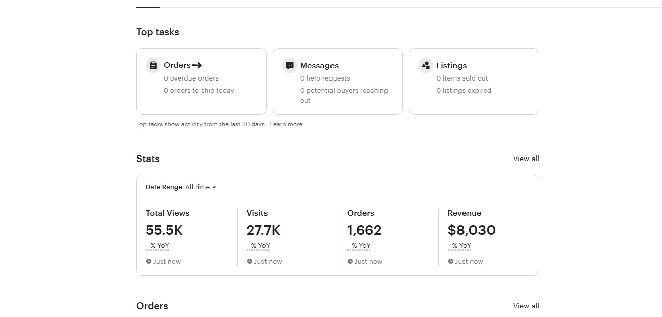 Real seller dashboard screenshot 14